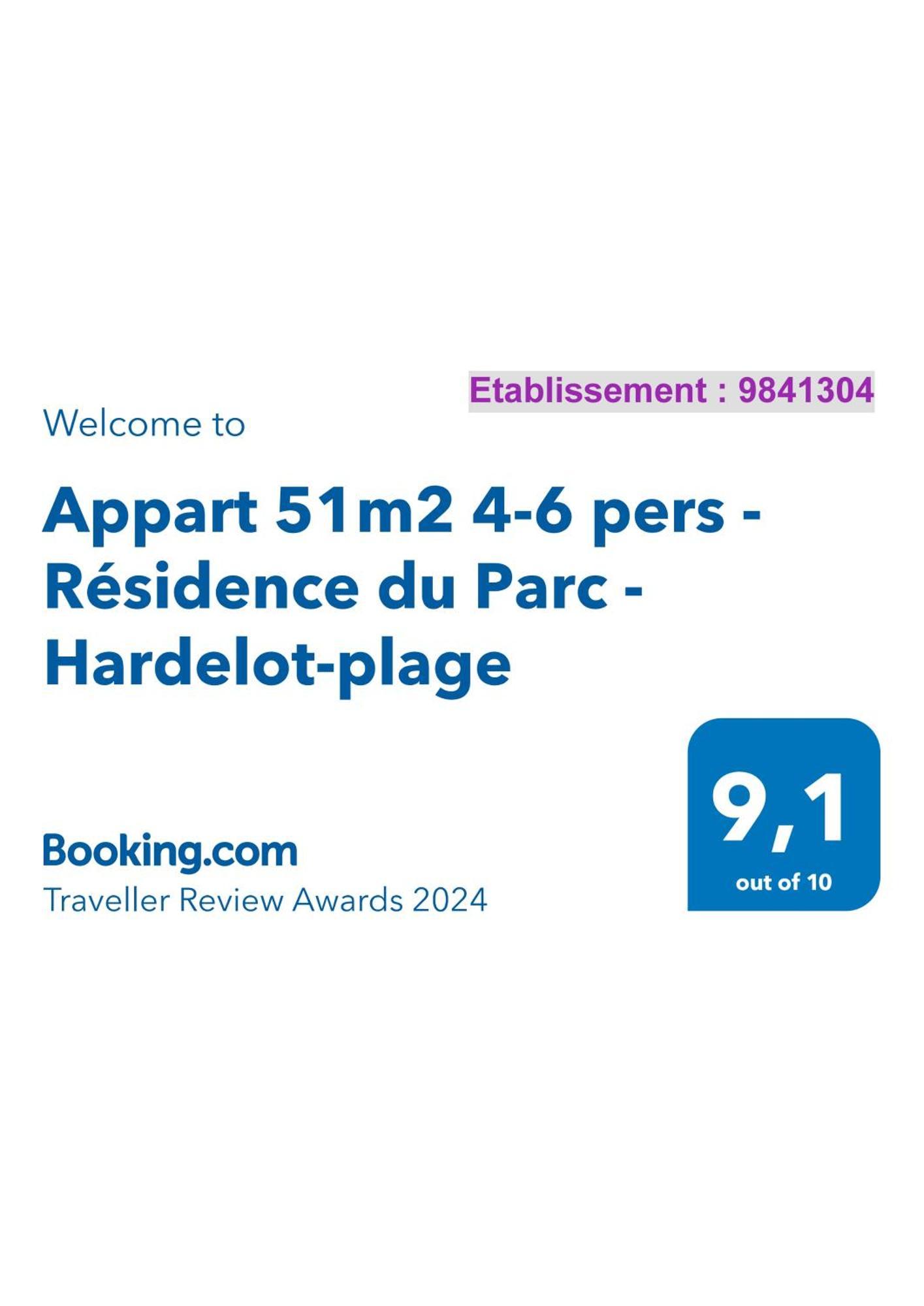 Appart - 4-6 Pers - Res Du Parc-Hardelot-Plage Exterior foto